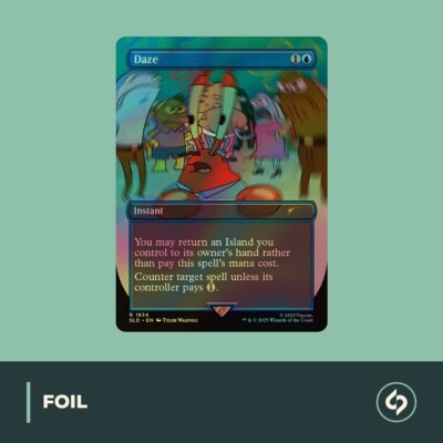 MTG | Daze | SECRET LAIR x SPONGEBOB | NM | EN | FOIL
