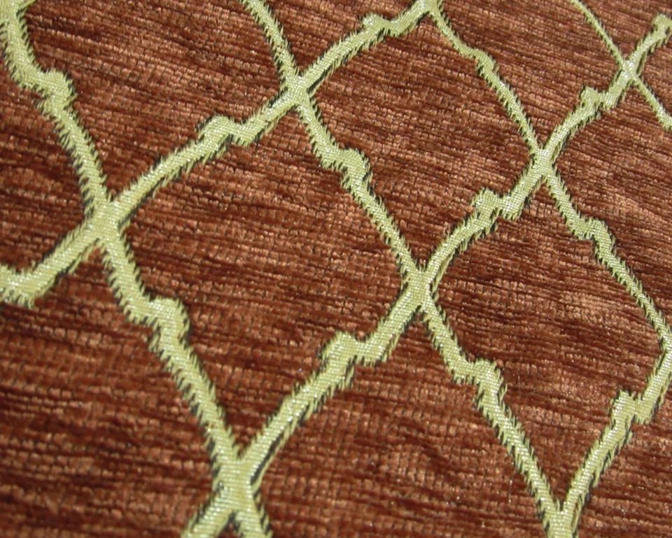 Wd25Ba красновато-коричневый дамасский клетчатый чехол-подушка/наволочка *размер - Изображение 2 из 4