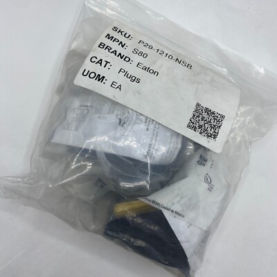 Eaton NSB S80 Plugs Universal Angle Plug 3P 50A 250V 3 Wire 