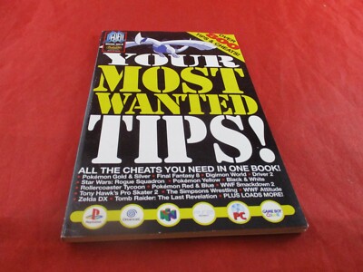 Your Most Wanted Tips PS2 GB N64 Dreamcast PC Pokemon Silver Cover Hint Book