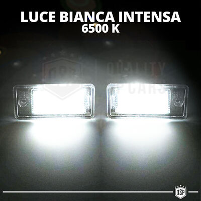 Luci Targa Full LED Per MERCEDES G W463 Placchette CANbus Luce BIANCO - Foto 7