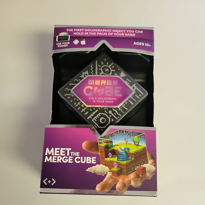 Merge Cube Hold Holograms in Your Hand Virtual Game Toy for IOS Android Free S/H