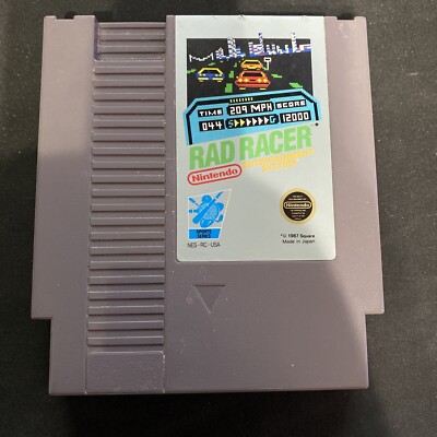 Rad Racer (Nintendo, 1987) NES Tested Authentic Game Cartridge Only | eBay