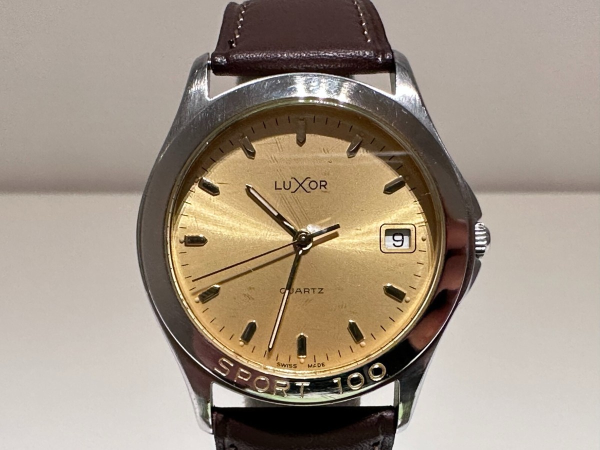 Swiss Made Lexor Schweizer Uhren VINTAGE BEAUTIFUL ALL STAINLESS