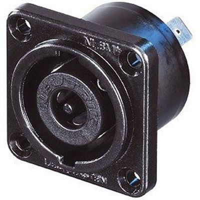 Neutrik NLT8MP-BAG Speakon STX 8P Male Chassis Connector