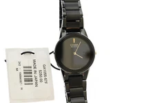 Ladies Citizen GA1055-57F Eco-Drive Axiom Black Stainless Steel Date Watch