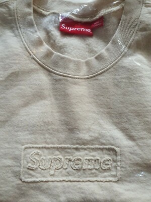 Supreme Cutout Box Logo Mens Size Large Crewneck Sweatshirt