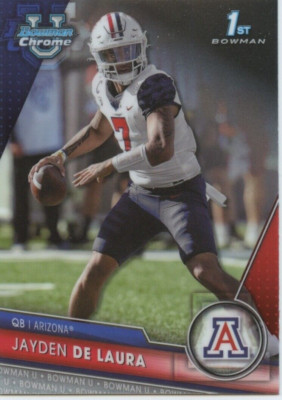 2023 Bowman Chrome University #30 Jayden De Laura