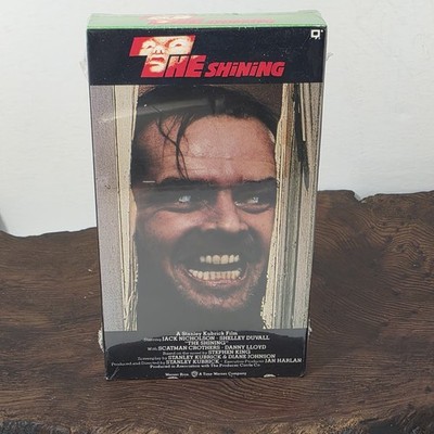 The Shining VHS Brand New Sealed Kubrick Jack Nicholson watermarks 