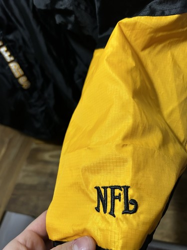 Pittsburgh Steelers Double Zip Fleece gefütterte Regenjacke mit Kapuze NFL Herren XL - Bild 6 von 15