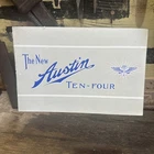 The New Austin Ten-Four Original Sales Brochure 1932 English