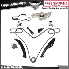 Timing Chain Kit Water Pump For Ford Explorer Taurus Lincoln Mazda 3.5L 2007-10