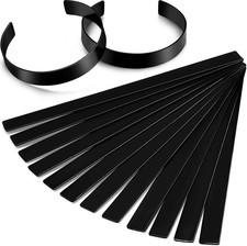 36 Pcs Black Aluminum Metal Bracelet Blanks for Stamping Engraving