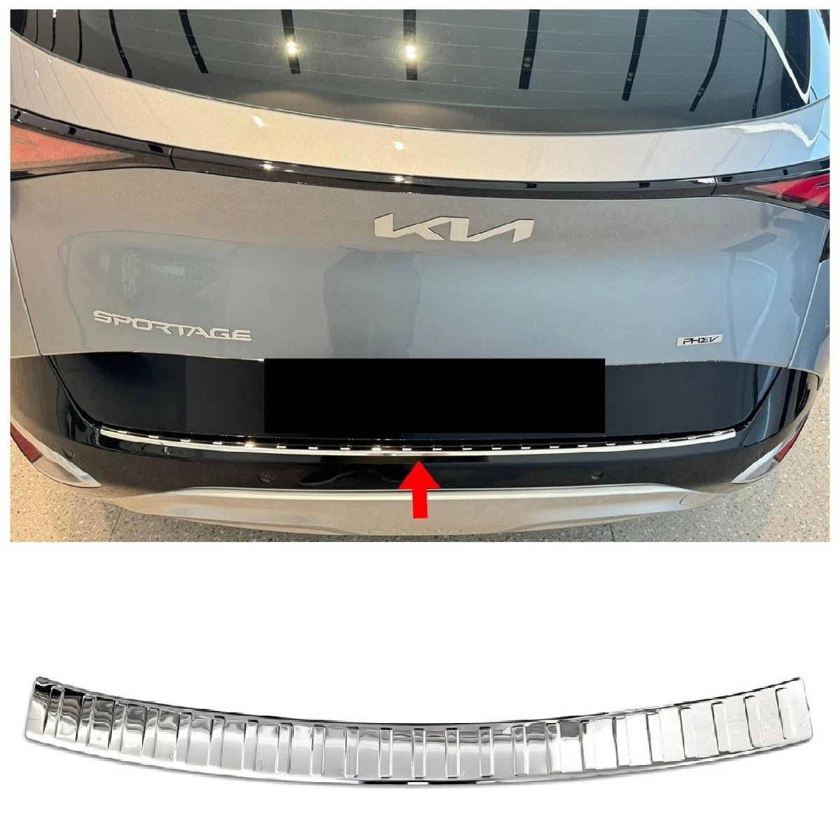 Protezione Anteriore ST014 (Acciaio Inox) 🚀 per Kia Sportage 2015-2021 – rendi unica la tua auto