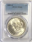 1885 O MORGAN "PCGS MS66" - RIDICULOUS STUNNING "66," CLEAN FACE/MIRROS/HI PTS😍