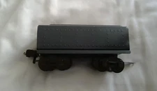Model train container car, grey rectangular, great condition