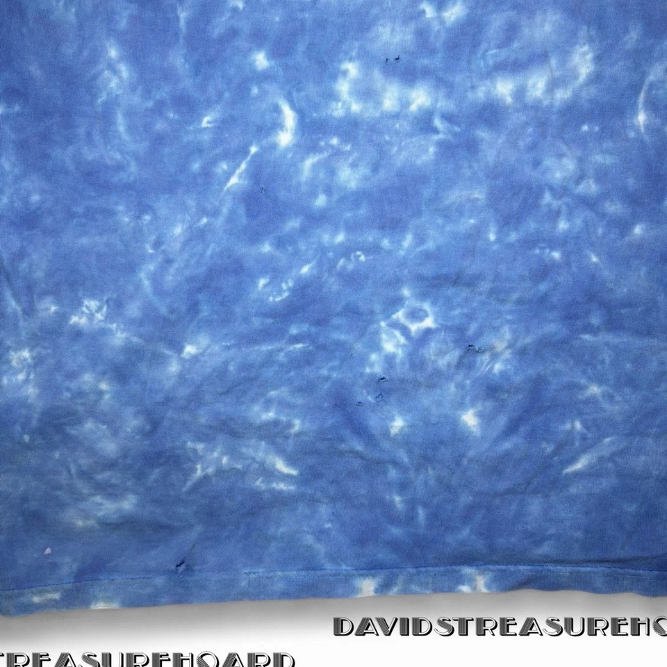 Vintage Y2K Chicago Cubs Shirt Mens 2XL Liquid Blue Tie Dye MLB Sport 00s USA - Image 4 of 4