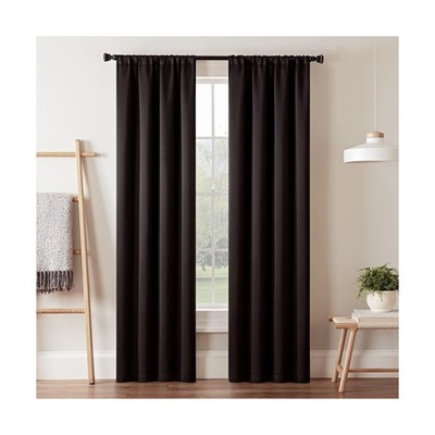 ECLIPSE Blackout Curtains for Bedroom-Darrell 37'' x 95'' Insulated D... Fast Ship