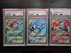 Charizard, Blastoise & Venusaur GX 067/065/069 PSA 10 Remix Bout 2019 Japanese