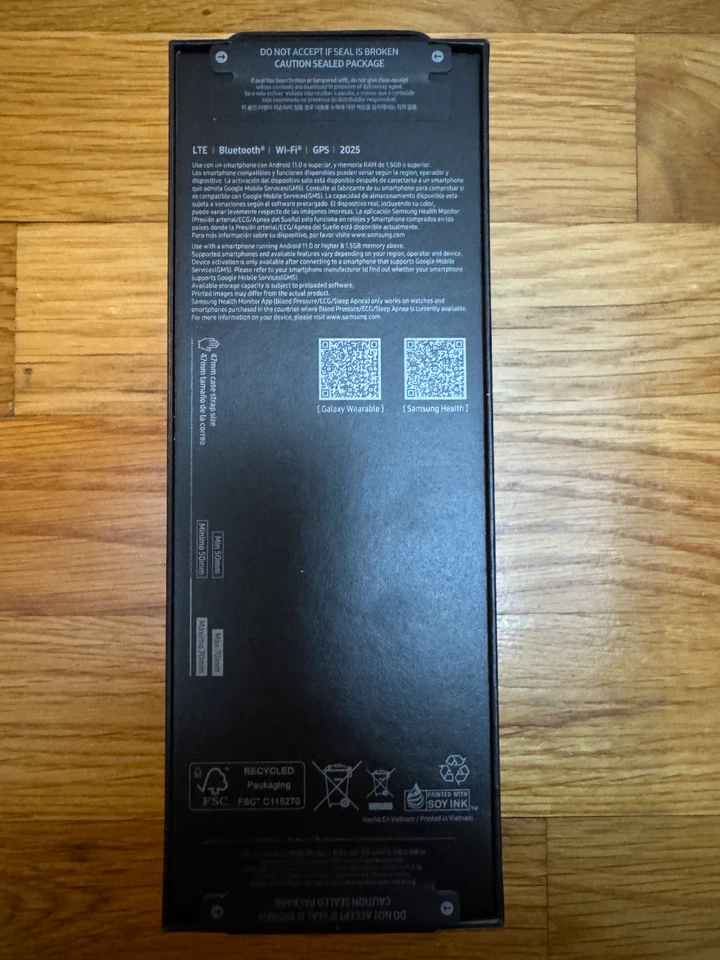 New Samsung Watch 7 Ultra 2025 LTE Ai (47mm) SM-L705F Titanium Blue/Blue Band - Image 3 of 4