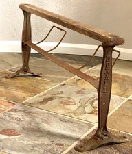 Antique NOXALL General Store Paper Wrapping Roll Cutter Holder Dispenser 28.5"