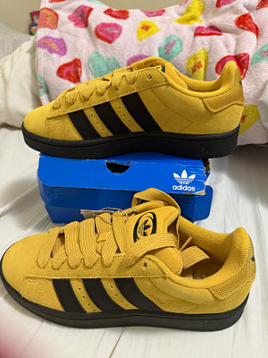 adidas Originals Campus 00s Low Top Suede Lace-Up Preloved Yellow JI3308