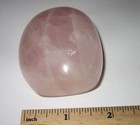 2.4" x 2" POLISHED NATURAL FREE FORM ROSE QUARTZ CRYSTAL STONE MINERAL ~ 164.6g — photo 6