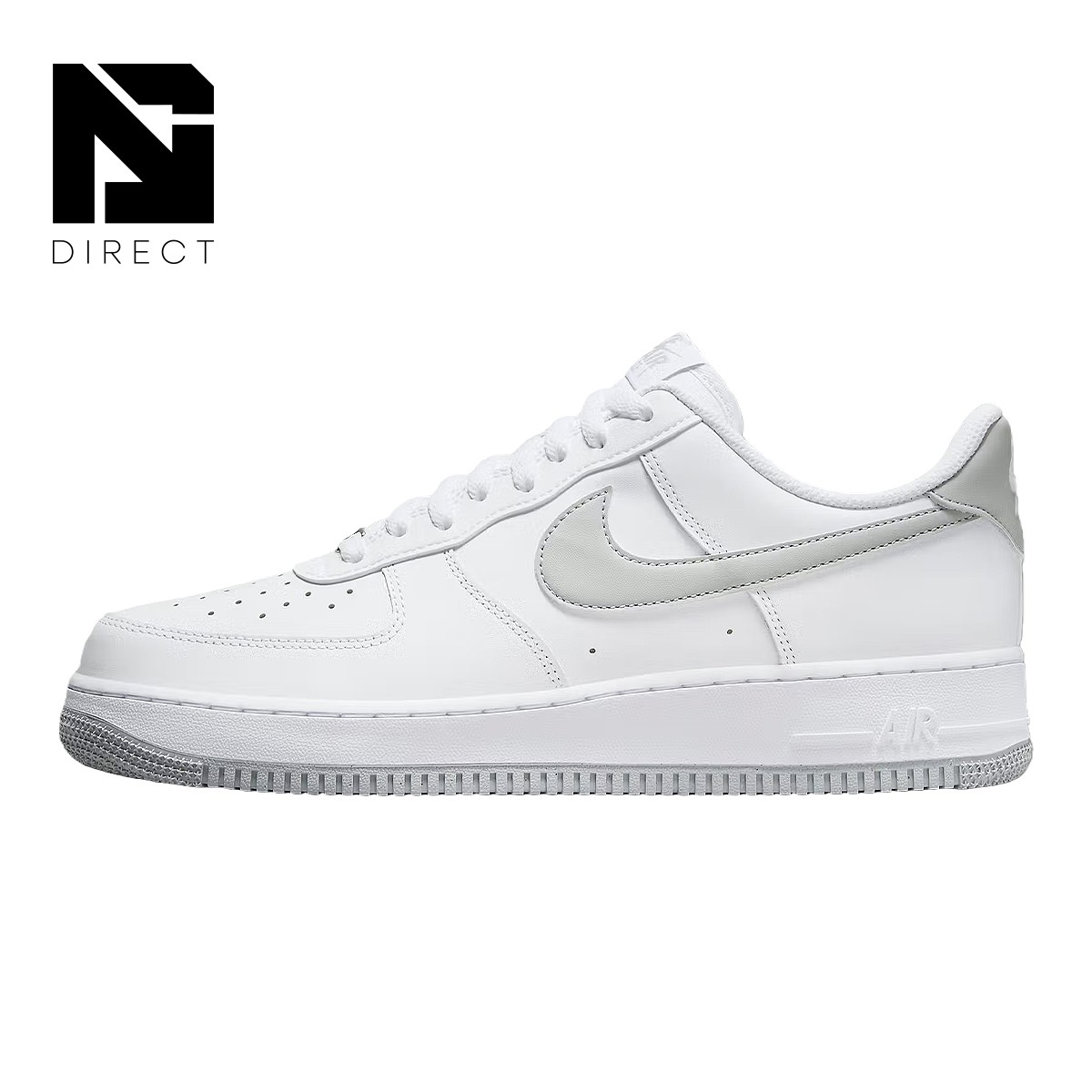 Nike Air Force 1 '07 White Light Smoke Grey FJ4146-100 Men's Sizes NEW