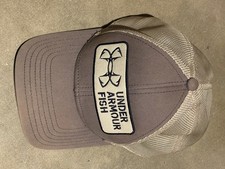 Under Armour Fish Men's adjustable baseball cap snapback trucker hat mesh