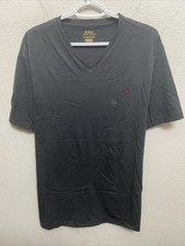 NEW Polo Ralph Lauren Men's XL Dark Gray Black T-Shirt V-Neck NWT 45