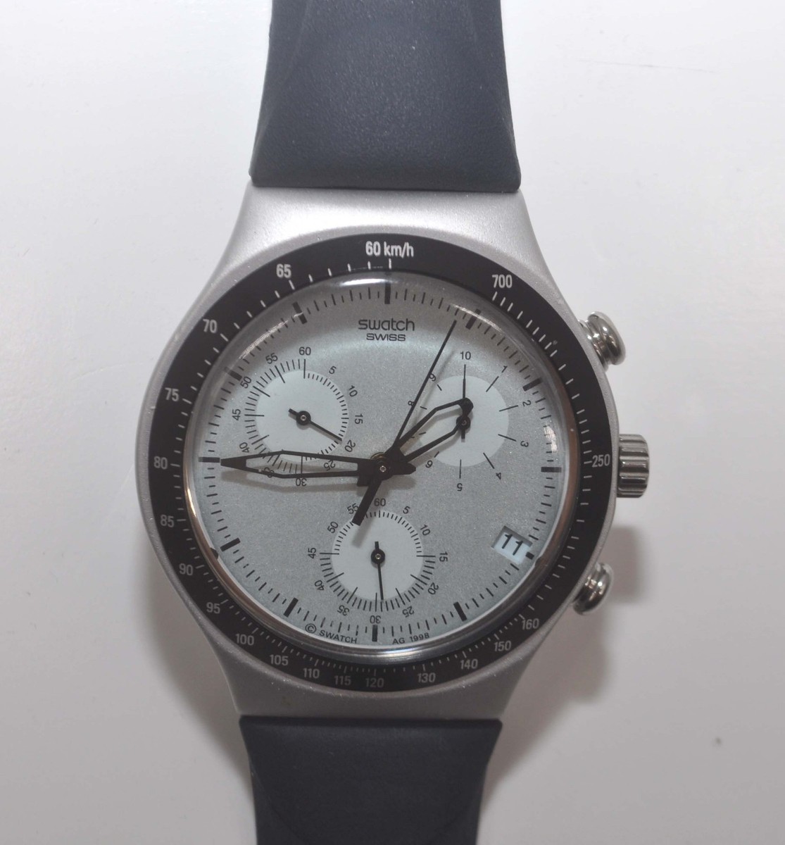 1999 Swatch Irony Chrono YCS 4003 Siberian Watch -- BRAND NEW w