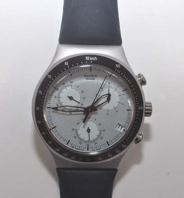 極美品 SWATCH AG1998 IRONY YCS4003 SIBERIAN 1999 Swatch Irony Chrono YCS 4003 Siberian Watch -- BRAND NEW w