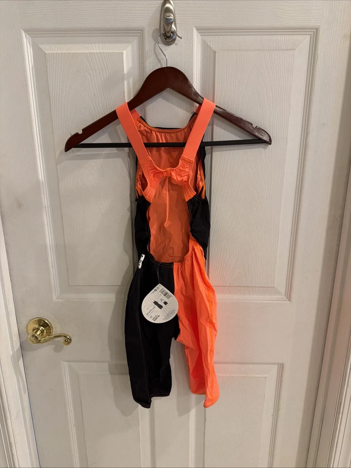 Nuevo con etiquetas Traje Speedo LZR Pro Kneekin Tech Negro/Naranja Talla 27 Foto 2 de 4