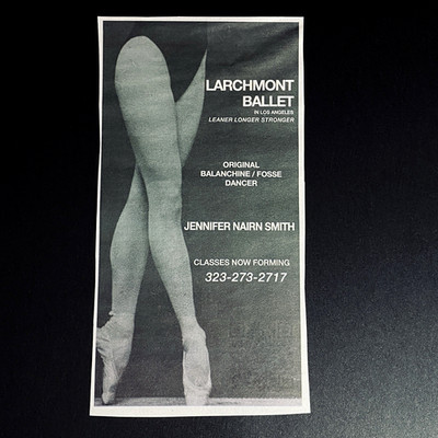 Print Ad 2026 Ballerina Dancer Ballet School Arts Dancing Classes Collectors