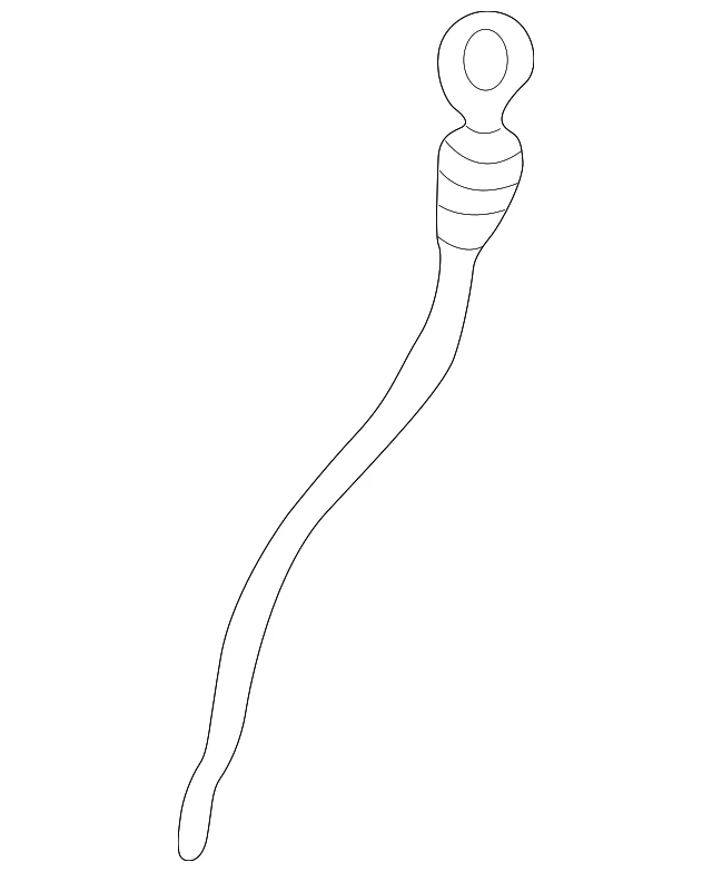 Medidor de nivel de varilla de medición de aceite de motor genuino Nissan Altima (2001-2006) OE 111403Z000 Foto 4 de 4