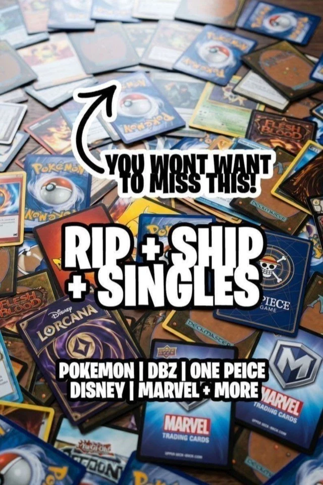 🔥$1 STARTS!🔥 SINGLES + RIP+SHIP