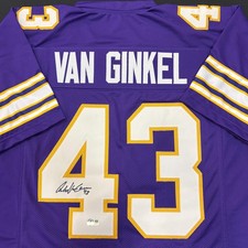 Andrew Van Ginkel Autographed Classic Throwback Purple Pro-Style Jersey Vikings