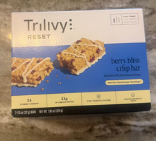 NEW Trilivy Berry Bliss Crisp 7 Bars Optavia Expires 5/27 FREE SHIP