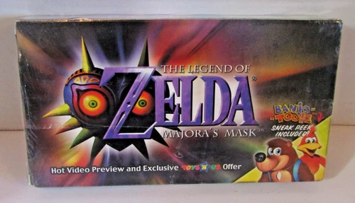 The Legend Of Zelda Majora’s Mask Banjo-Tooie N64 Toys R Us Promo VHS New Sealed