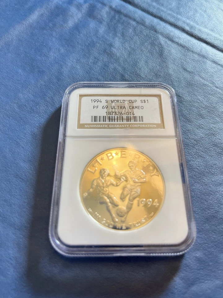 1994 S World Cup Silver Dollar $1 PF 69 Ultra Cameo, NGC - Image 2 of 4