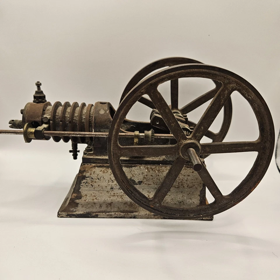 J. SCHOENNER STATIONÄR OFFENE KURBEL ATMOSPHÄRENGAS MODELLMOTOR - Bild 3 von 4