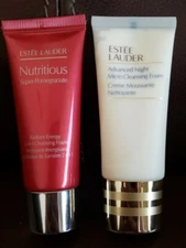 Estēe Lauder Nutritious & Andvanced Night Cleansing Foam Duo. NW/OB.