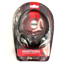 RCA Foldable Stereo Neckband Headphones Headset HP245DRV