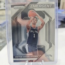 2023-24 Prizm Victor Wembanyama Emergent Rookie Insert Spurs RC