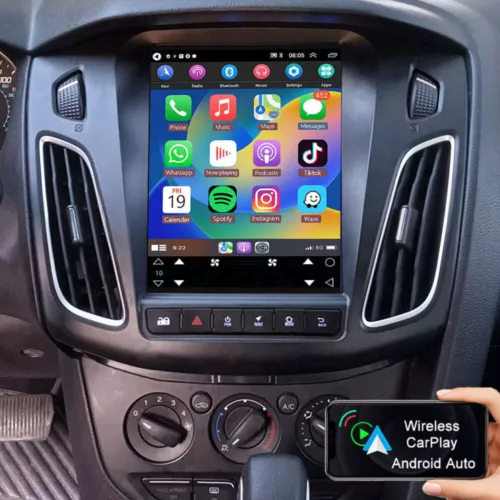 Für Ford Focus MK3 2012-2018 Android 12 Autoradio CarPlay GPS Navi WIFI + Kamera - Bild 1 von 16