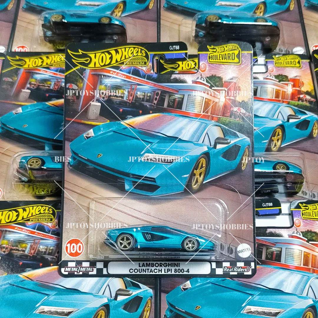Hot Wheels Premium Boulevard Lamborghini Countach LPI 800-4 Set