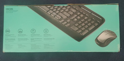 *NEW* Logitech MK335 Combo Full-Size Wireless Keyboard & Mouse - Picture 2 of 6