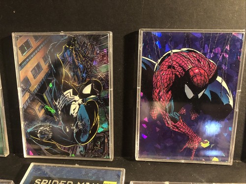 All 12 1992 Spider-Man Todd Mcfarlane Era & 30th Anniversary prism Marvel Cards - Picture 3 of 23