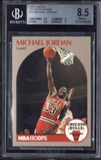 BGS 8.5 w/9.5 MICHAEL JORDAN 1990-1991 Hoops Sears 100 Superstars GOAT NM-MINT+