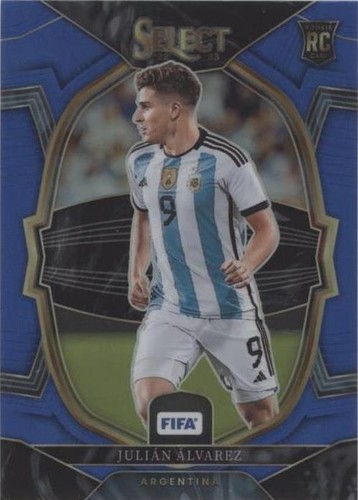 Panini 2022-23 Select FIFA Julian Alvarez Argentina Terrace Prizm RC #3